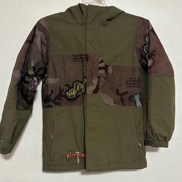 Burton Other - Burton dryride all access ski snow winter jacket Kids' Olive and Camouflage